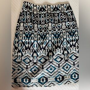 Geometric Patterned Skirt